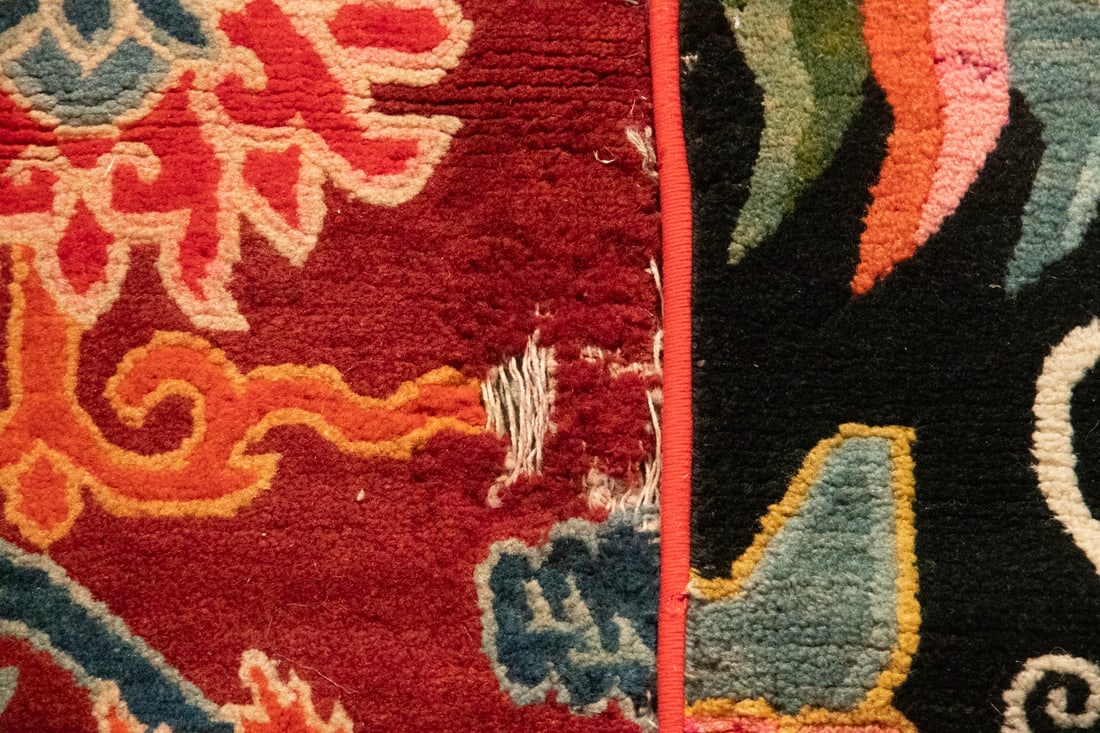 (2) TIBETAN WOOL CARPETS - 4