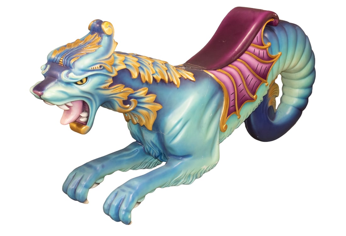 RARE VINTAGE SEA GRIFFIN CAROUSEL FIGURE (1 of 3)