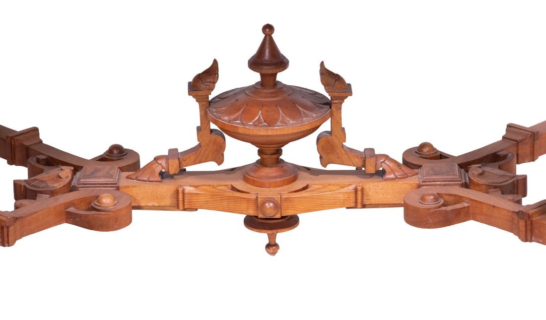 VICTORIAN WALNUT PARLOR TABLE - 3