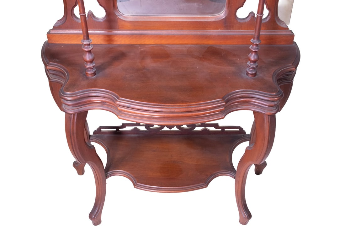 VICTORIAN WALNUT ETAGERE - 3
