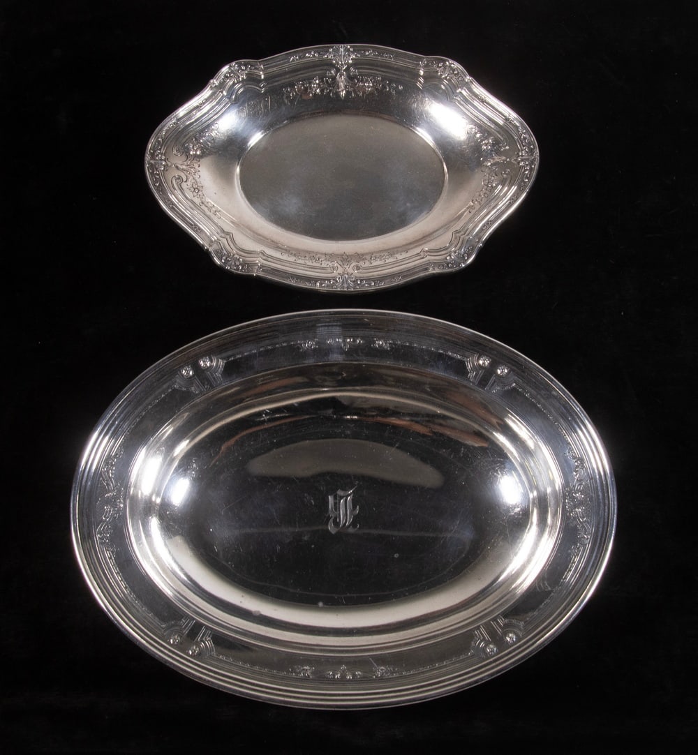 (2) STERLING SILVER SERVING DISHES (1 of 6)