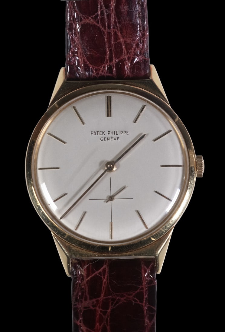 PATEK PHILIPPE 18K GOLD CALATRAVA WRISTWATCH (1 of 3)
