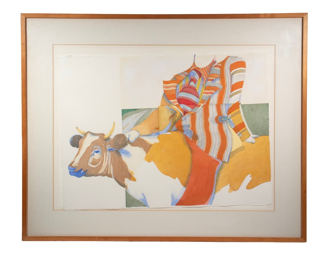 FREDERICK LYNCH (ME,1935-2016): HENRIK MARTIN MEYER (NH/CT/ME, 1908-1972) "Crow's Nest," 1927, oil on canvas, signed lower right and dated 1927, titled and dated. In gold molded panel frame. Relined. The painting was purchased by an