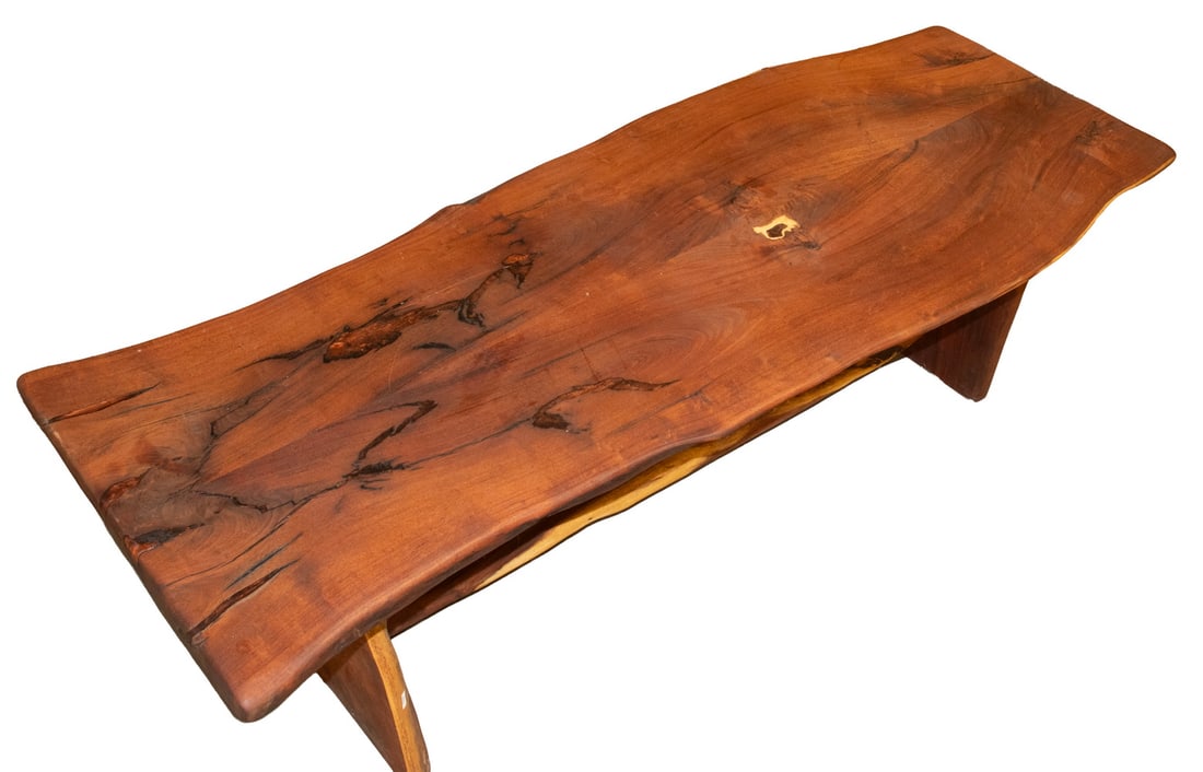 LIVE EDGE BLACK WALNUT COFFEE TABLE - 2