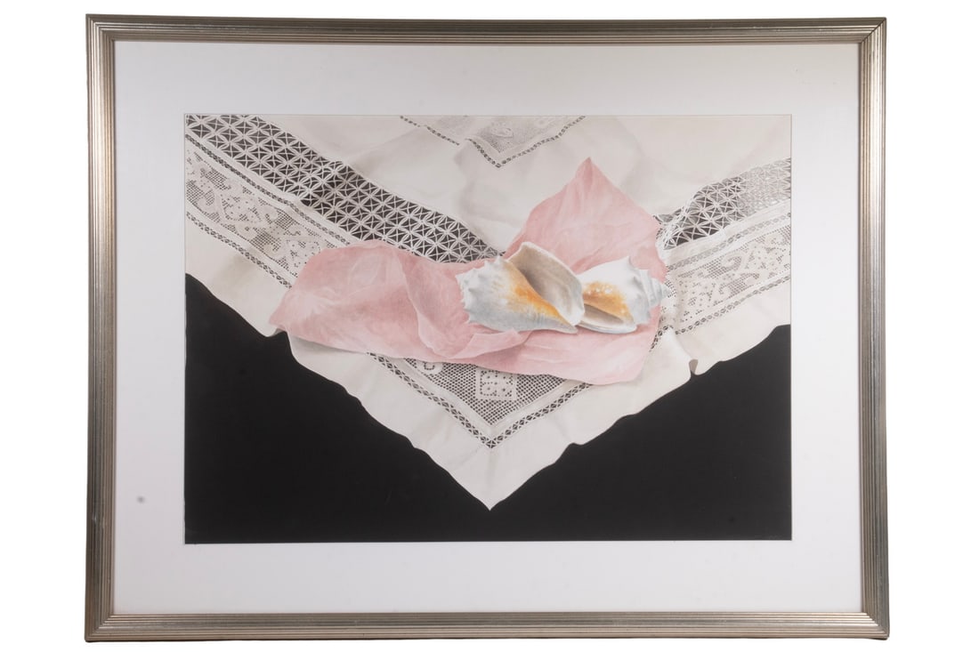 GREG MORT (MD, 1952 -): LAURENCE PHILIP SISSON (MA/ME/NM, 1928-2015) "Mount Fuji," watercolor on paper, signed lower left and dated 1974. In Japanese style rounded corner maple frame, with linen mat, under glass. OS: 30 x