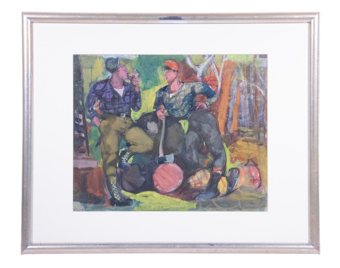 CARL SPRINCHORN (NY/ME/SWEDEEN, 1887-1971) (1 of 3)