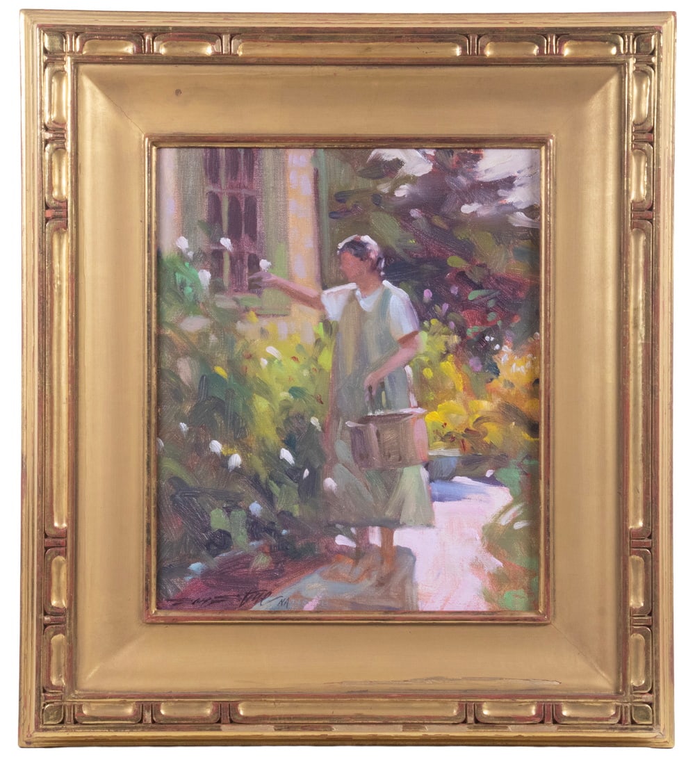 DON STONE NA (IA, 1929-2015) SARAH IN THE GARDEN (1 of 5)