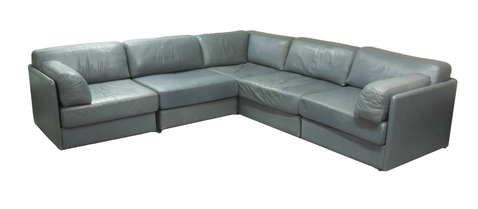 (5 PC) LEATHER SECTIONAL SOFA (1 of 2)
