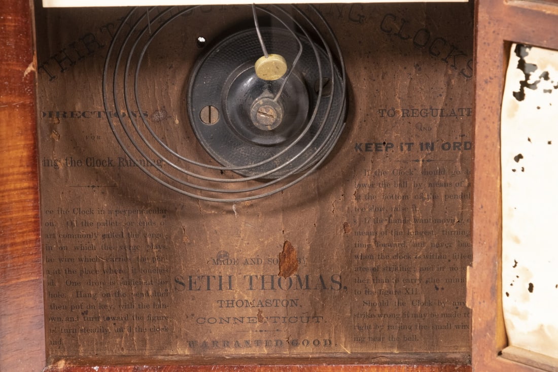 SETH THOMAS OGEE SHELF CLOCK - 3