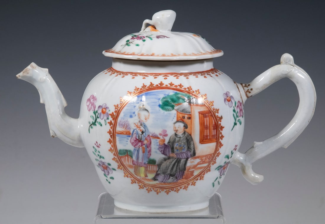 CHINESE EXPORT TEAPOT - 2