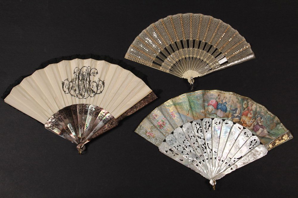 vintage hand fans