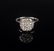 LADY'S RING - 14K White Gold and Diamond Cluster Ring, - 2