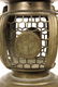JAPANESE TEMPLE LANTERN - Bronze Lantern set on Wooden - 6