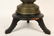 JAPANESE TEMPLE LANTERN - Bronze Lantern set on Wooden - 7
