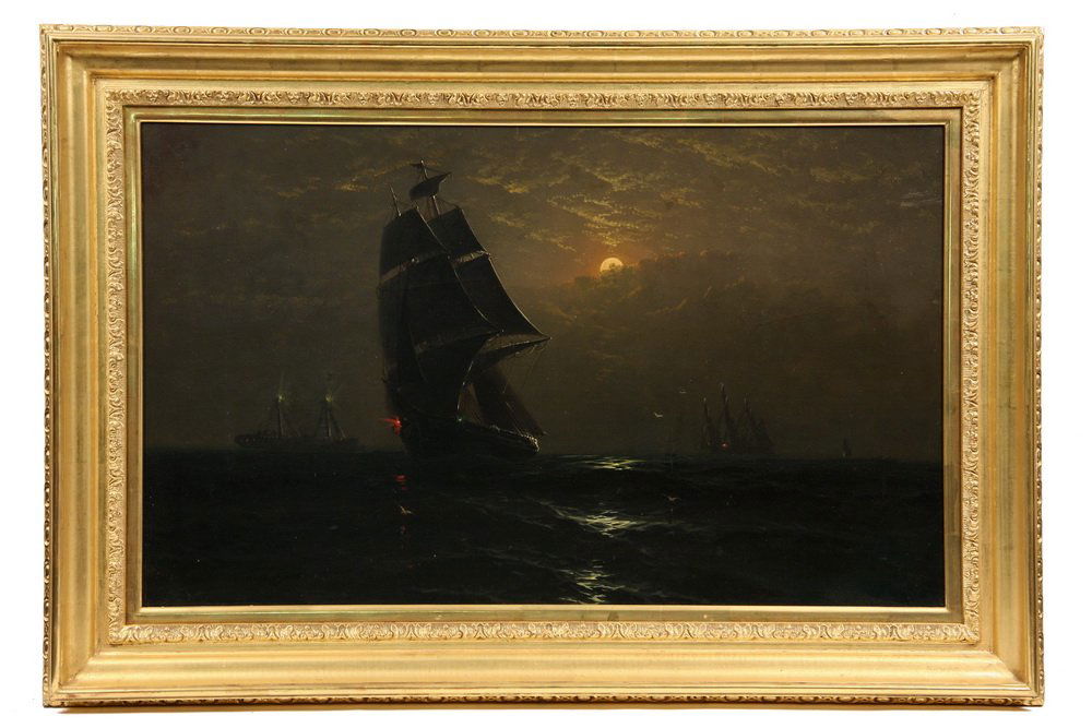 GIDEON JACQUES DENNY (CA, 1830-1886) - 'Midnight Off (1 of 7)