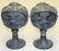 PAIR OF CHINESE BRONZE DOU - Ceremonial Covered Food - 9