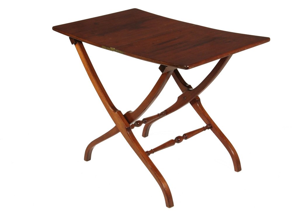 Civil War Era Campaign Table Folding Table In Solid Aug 29