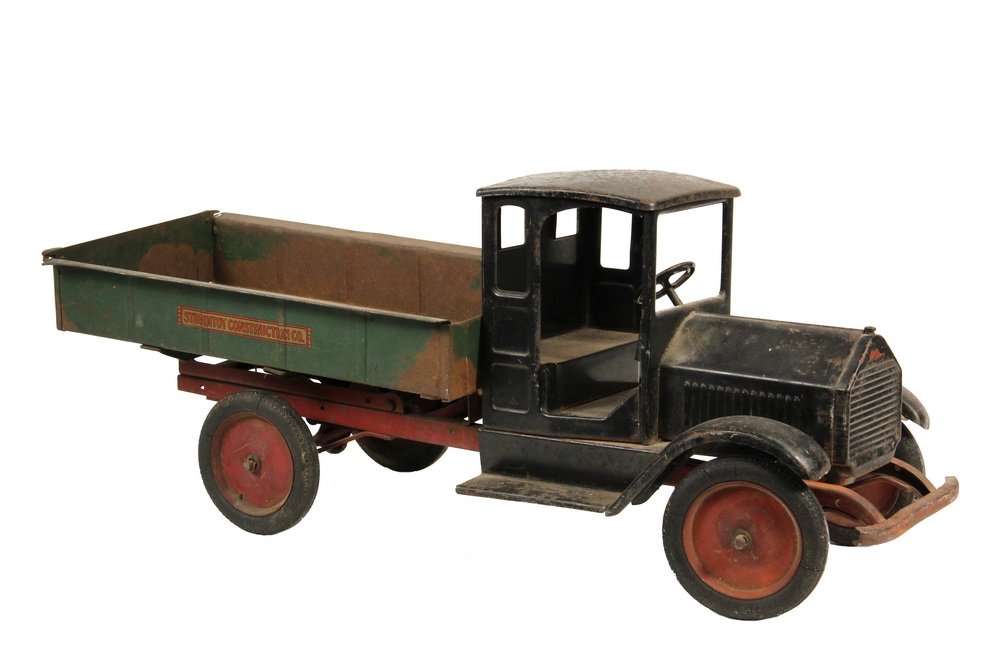 TOY TRUCK - Pressed Steel Toy Dumptruck by Sturditoy, (1 of 3)