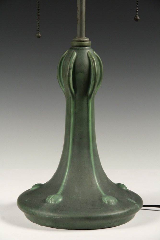 HAMPSHIRE POTTERY LAMP BASE - Mission/Arts & Crafts, (1 of 5)