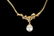 NECKLACE - 18K Yellow Gold South Sea Pearl and Diamond