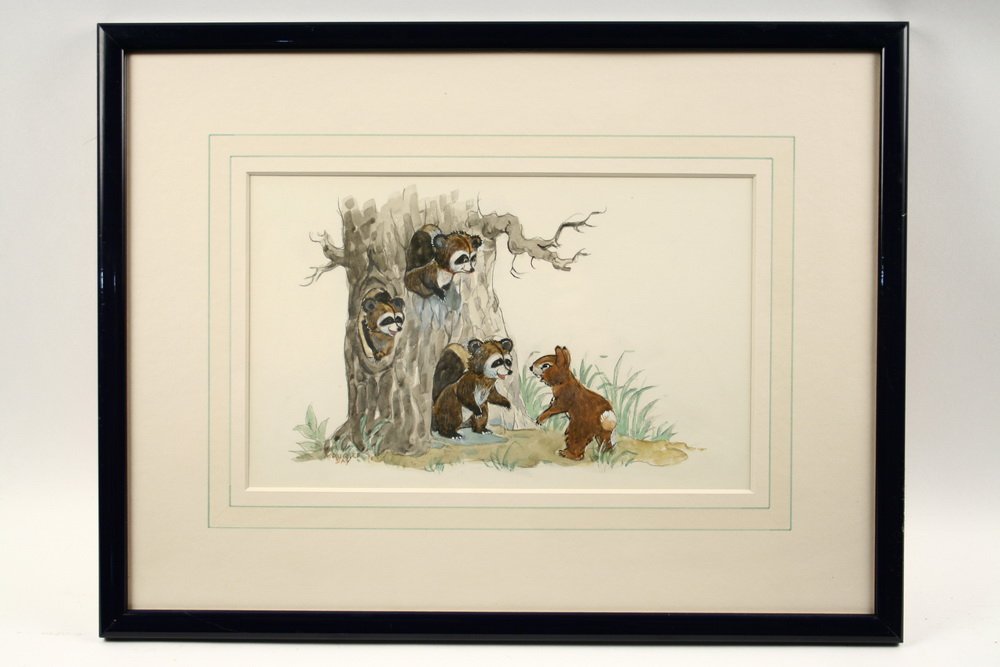 MAURICE 'JAKE' DAY (ME, 1892-1983)W/C - 'Wood's (1 of 3)