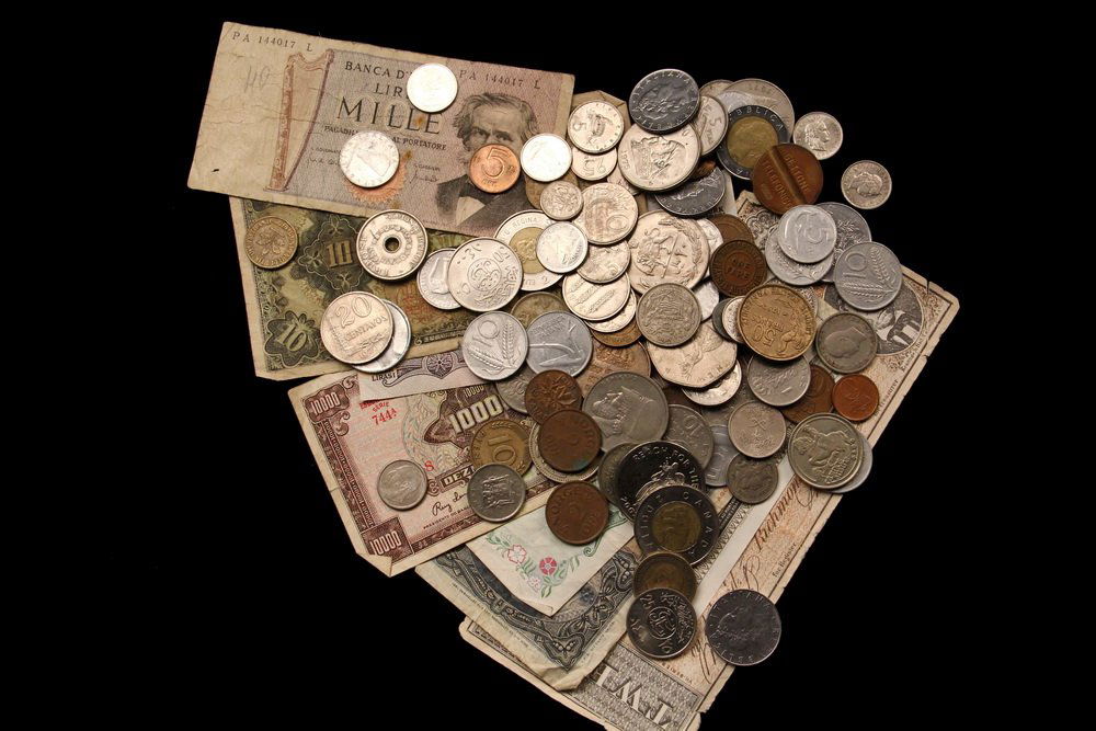 COINS & CURRENCY - Box of Mixed US and Foreign Coins, (1 of 3)