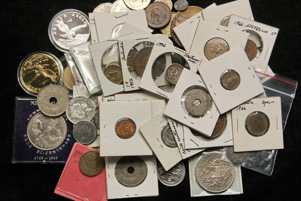 COINS - Lot of (68) Assorted Foreign Coins, many BU, (1 of 1)