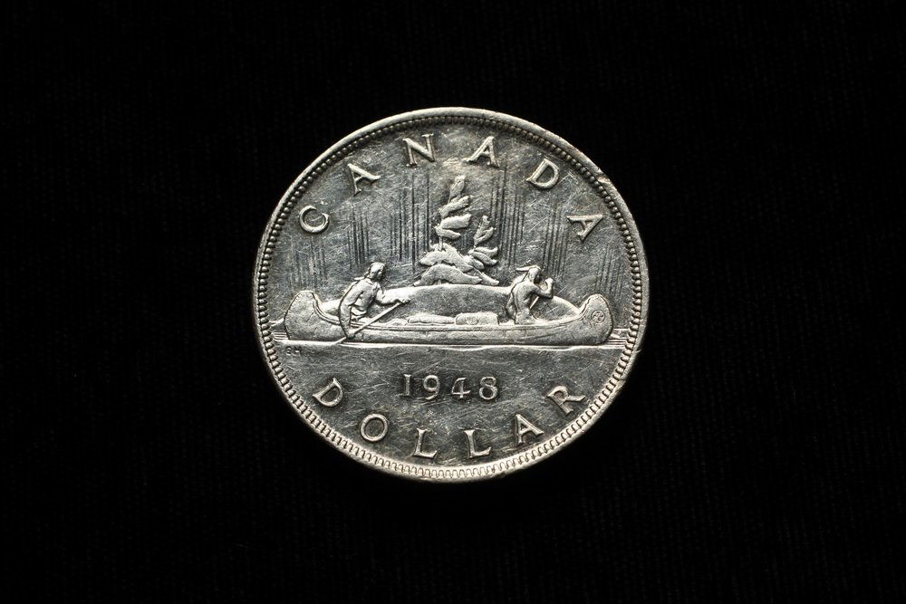 COIN - (1) 1948 Canada Dollar 'Rare', nice example of (1 of 2)