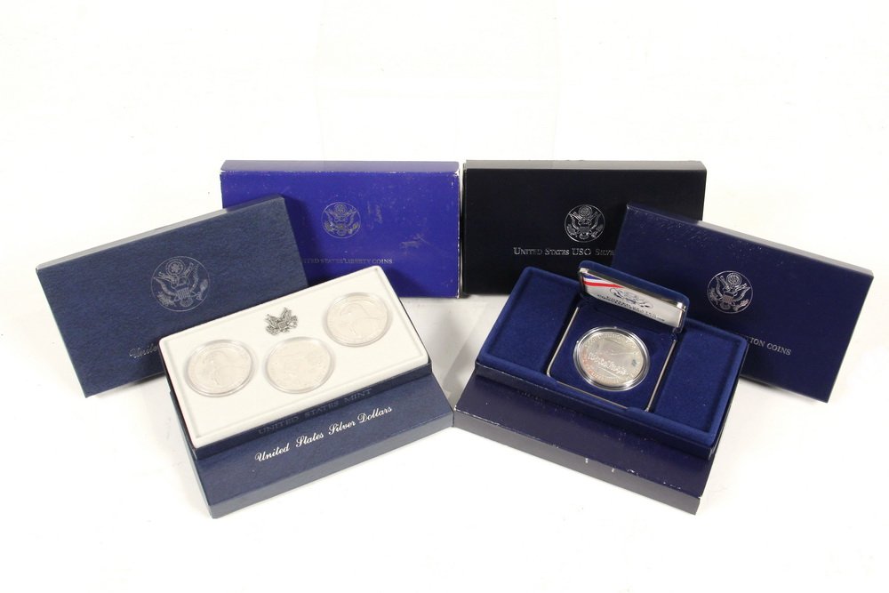 (6) COIN SETS - Includes: Two (3) Pc 1983 Olympic (1 of 1)