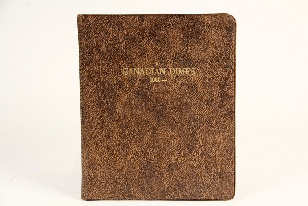 COINS - (78) Pc Set of Canada Dimes in Album: (63) (1 of 2)