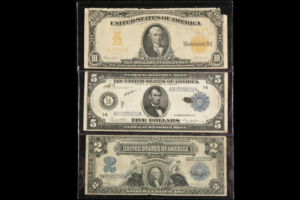 CURRENCY - (3) Pcs of Large Size Currency include: (1) (1 of 2)