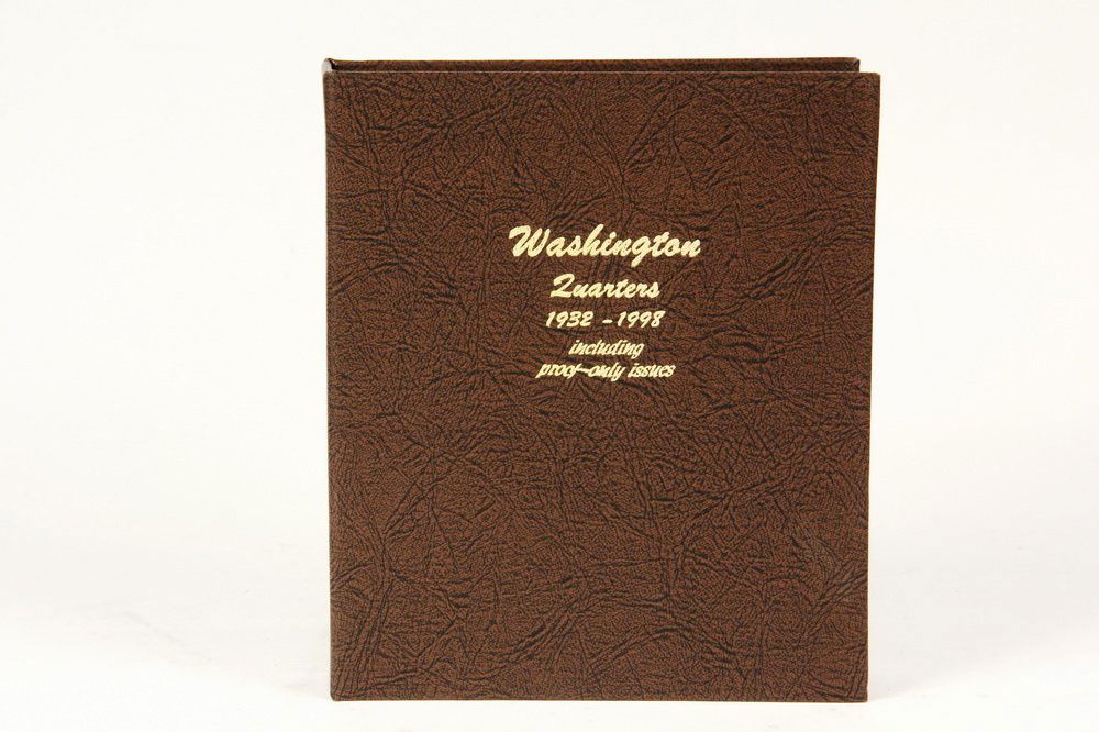 COINS - Complete Set of Washington Quarters, 1932-1998, (1 of 9)