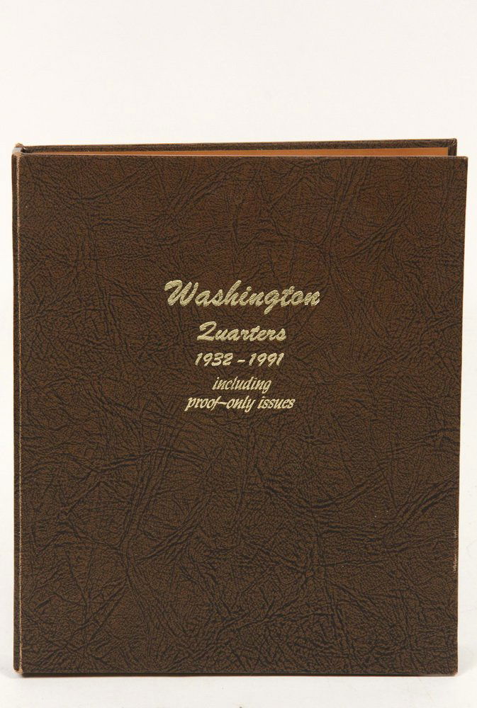 BOOK OF COINS - Partial Set of Washington Quarters, in (1 of 8)