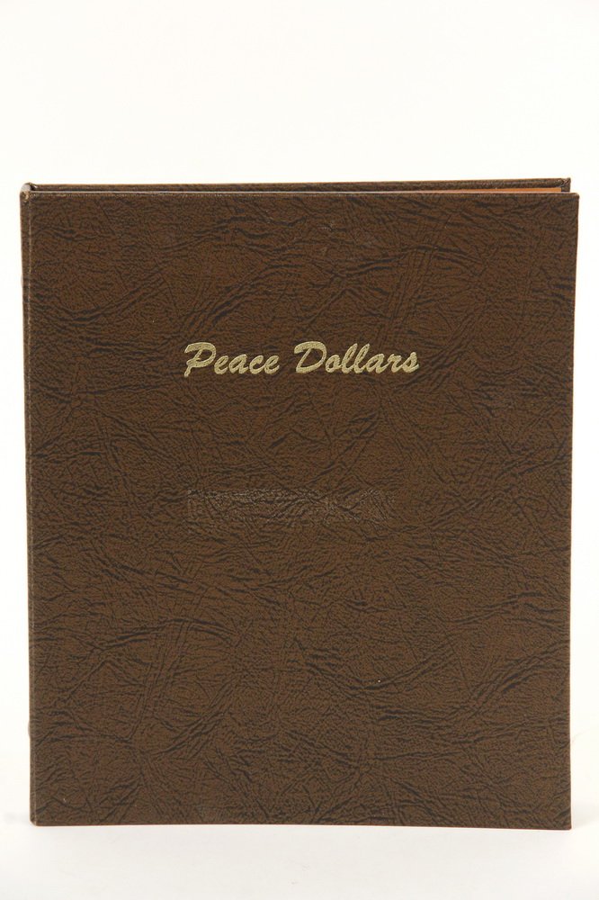 BOOK OF COINS - Set of Peace Dollars, complete but (1 of 3)