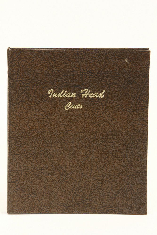 COINS - (37) Pc Book of Indian Cents, Dansco Album. (1 of 4)