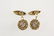 CUFFLINKS - Vintage Pair of Men's Yellow Gold and