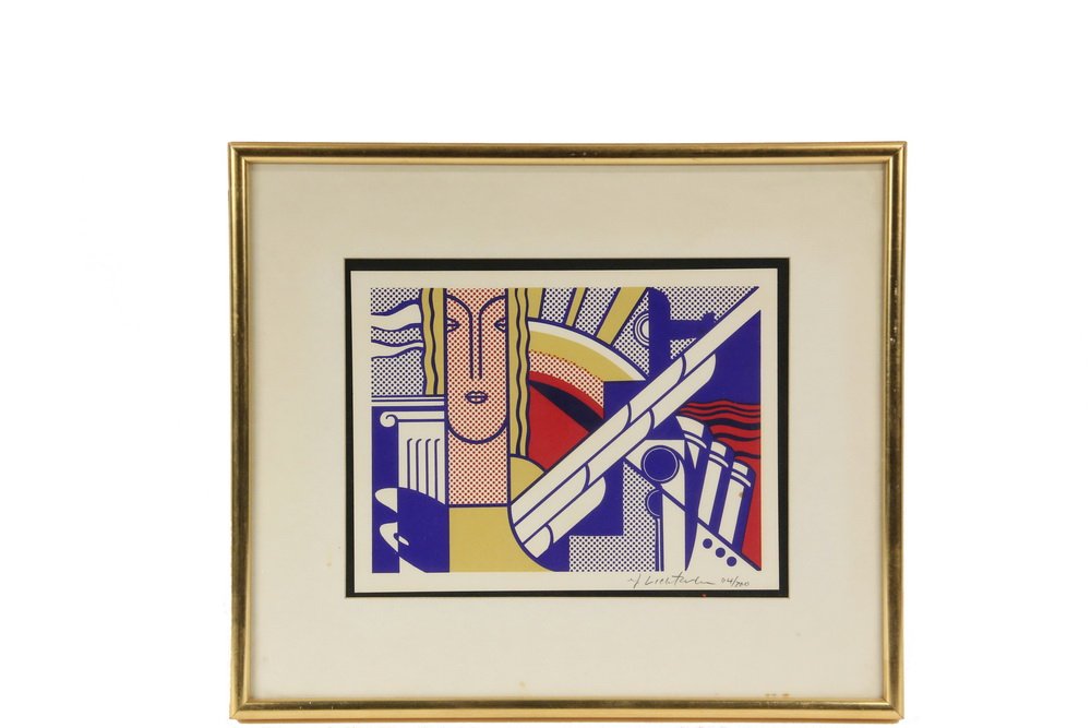 ROY LICHTENSTEIN (NY, 1923-1997) - "Heroic", color (1 of 4)