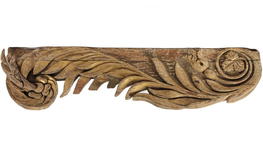 FEDERAL PERIOD ARCHITECTURAL ELEMENT - Carved and Gilt (1 of 2)