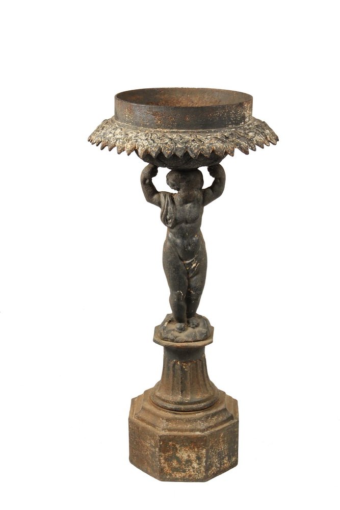 CAST IRON PLANTER - Mid 19th c. American Planter or (1 of 2)