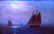 CHARLES HENRY GIFFORD (MA, 1839-1904) - "Nightfall Over - 7