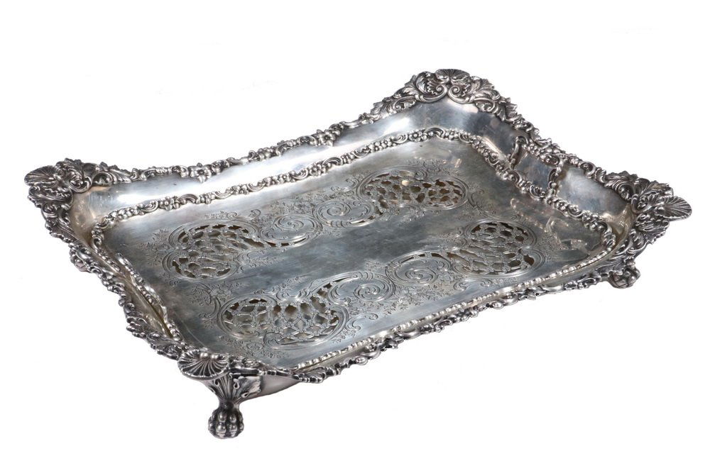 SILVER TRAY & LINER - Tiffany & Co Sterling Silver (1 of 4)