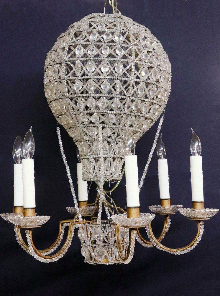 FIGURAL CRYSTAL CHANDELIER - Hot Air Balloon Form (1 of 1)