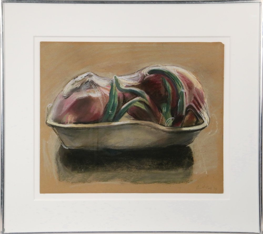 JANET I. FISH (NY/VT/MA, 1938 - ) - "Red Onions", (1 of 3)