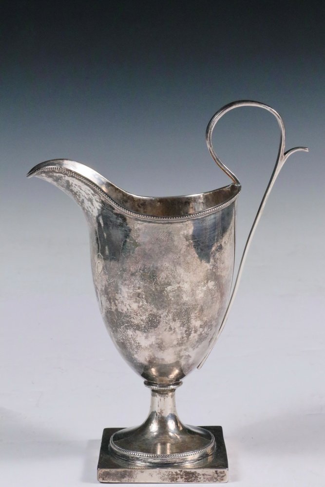 CREAMER - American Coin Silver Helmut Form Creamer by (1 of 4)
