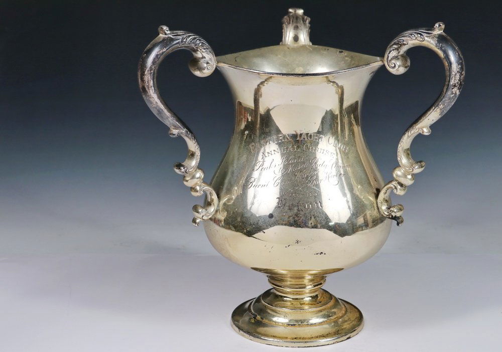SILVER LOVING CUP - Sterling Silver Three-Handled (1 of 3)