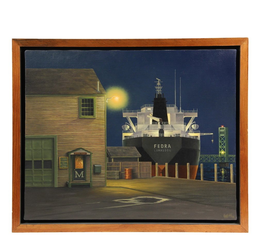 SIMON HARLING (CA/NH, 1950 - ) - "Fedra" 1993, oil on (1 of 4)