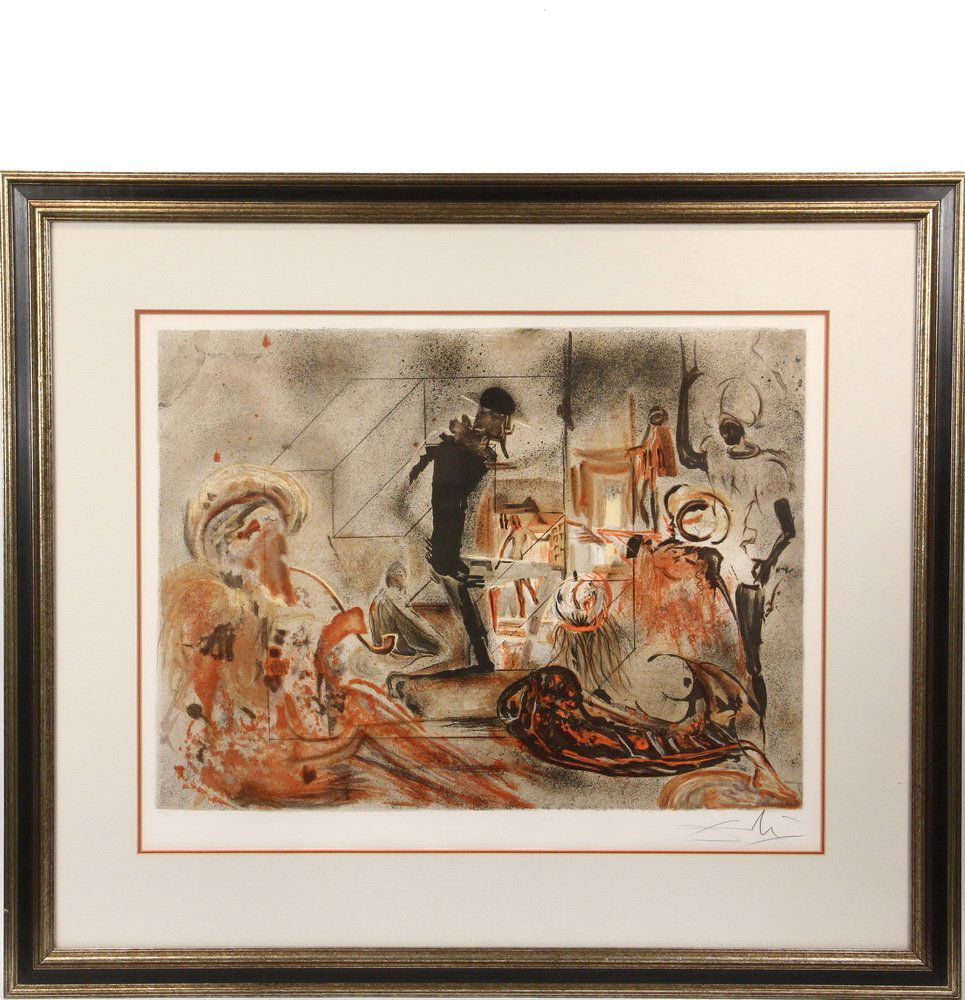 SALVADOR DALI (France/Spain, 1904-1989) - "Studio of (1 of 4)