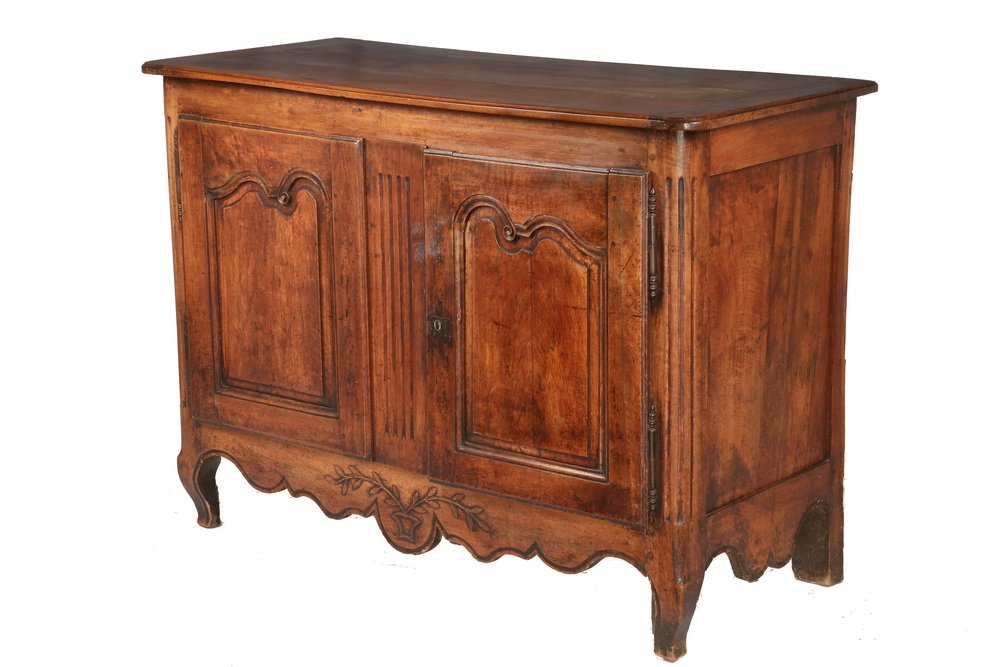 FRENCH BUFFET - Early French Provincial Fruitwood Louis (1 of 3)