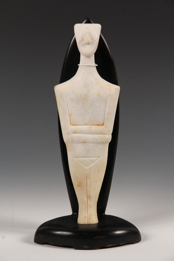 CYCLADIC FIGURE - Figurine of a Man, from Syros (1 of 9)