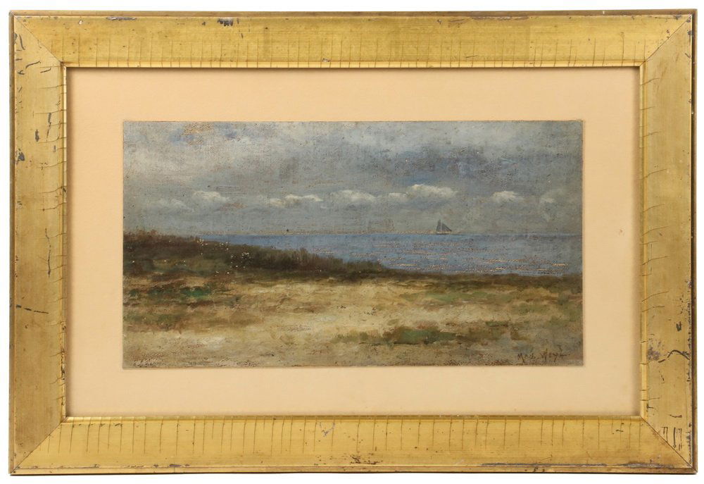 MAX WEYL (DC, 1837-1914) - Coastal Scene with Dunes and (1 of 3)